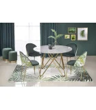 BONELLO TABLE, TOP - GRAY MARMUR, LEGS - GOLD order